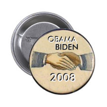 Obama-/Biden Händedruck-Knopf Button