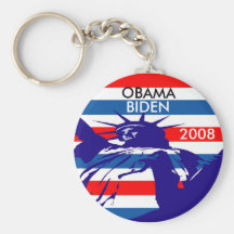 OBAMA, BIDEN, KeyChain 2008 Schlüsselbänder