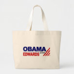 Obama Edwards 2008 Leinentasche