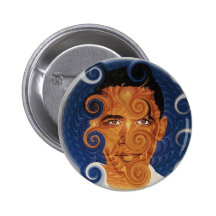 Obama-Fraktal Design Knopf Anstecknadelbuttons