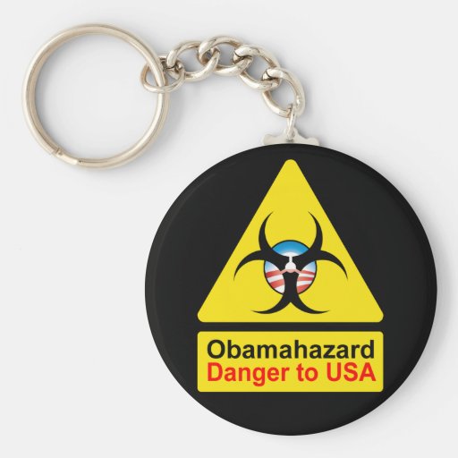 Obama-Gefahrnkeychain Schlüsselbänder