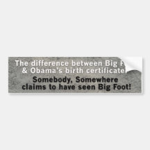 Obama gegen große Fußkopie Autosticker