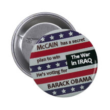 Obama-Geheimnis-Plan-Knopf Anstecknadelbutton