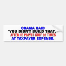OBAMA GERADE IST NICHT FÜHRUNG! NICHT EINMAL NAH! AUTO STICKER