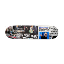 Obama gewinnt Skateboard 2012 Skateboarddecks