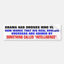 Obama hat Drohnen, die wählen Autosticker