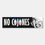 Obama hat kein Cojones Auto Aufkleber