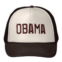 Obama-Hut Brown Netz Caps