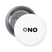 Obama kein O kein oh kein Autoaufkleber Buttons