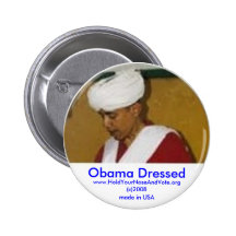 Obama kleidete, www.HoldYourNose.org an Anstecknadelbuttons
