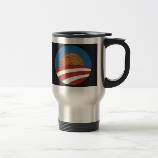 Obama-Logosun-Aufstiegs-Reise-Becher Kaffee Tassen