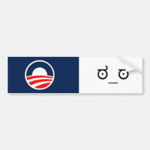 Obama-Missbilligung Auto Aufkleber