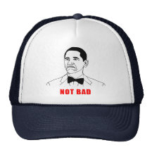 Obama nicht schlechtes meme Raserei-Gesichts-Comic Retrokappe