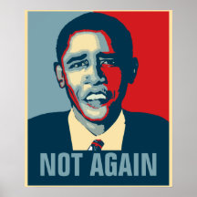 Obama nicht wieder poster