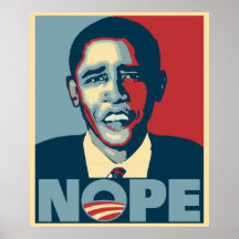 Obama Nope Plakate
