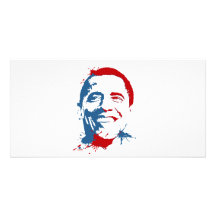 Obama platsch bilderkarte