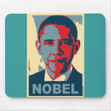 Obama-Pop-Kunst-Nobel-Friedenspreis-T-Shirt Mousepad