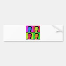 Obama-Porträt Autosticker