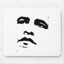 Obama-Porträt-T-Shirt Mousepad