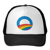 Obama-Regenbogen Truckermütze