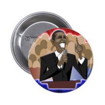 Obama-SprachePin Button