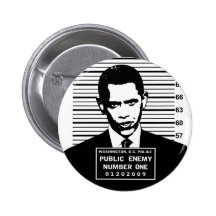 Obama - Staatsfeind Nr. eine Button