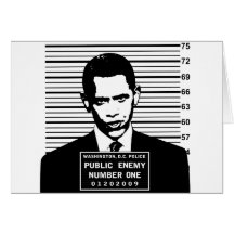 Obama - Staatsfeind Nr. eine Karte
