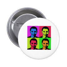 Obama-T-Shirt Button