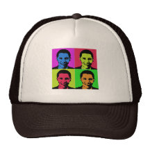 Obama-T-Shirt Netzkappen