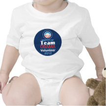 Obama-Team Baby Strampler
