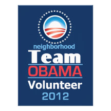 Obama-TEAM Personalisierte Einladungen