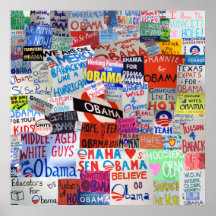 Obama unterzeichnet aus dem ganzen Land Plakat