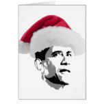 Obama-Weihnachtsvaterweihnachten Karte