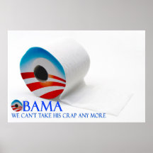 Obama - wir können seinen Misten mehr nicht nehmen Posterdrucke