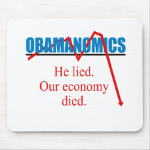 Obamanomics - er lag unsere Wirtschaft starb Mauspads