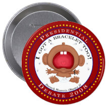 Obamas erster Wutanfall Button