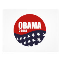 Obamat-shirt 2008 individuelle ankündigungskarte
