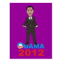 OBAMAt-shirt 2012 Postkarten
