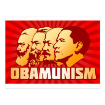 Obamunism Postkarten