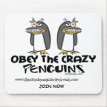 obeythecrazypenguins mousepad