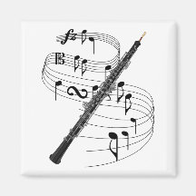 Oboe Kühlschrankmagnete