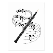 Oboe Postkarte