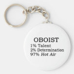 Oboist-Heißluft Schlüsselanhänger