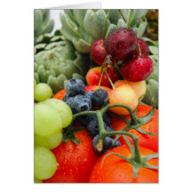 Obst und Gemüse Karte