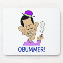 obummer Obama wertlosc$anti-obama Mauspad