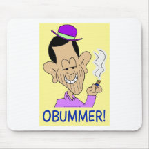 obummer Obama wertlosc$anti-obama Mauspad