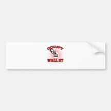 Occupy Wall Street-Amerikaner-Arbeitskraft Autosticker