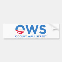 Occupy Wall Street Auto Sticker