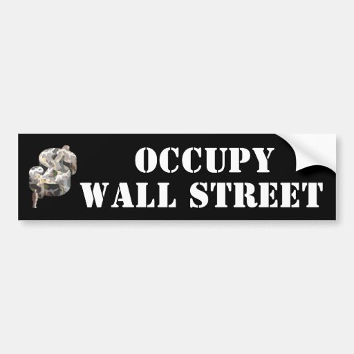 Occupy Wall Street Autosticker