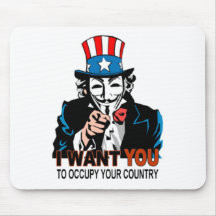 Occupy Wall Street Onkel-V Mauspads